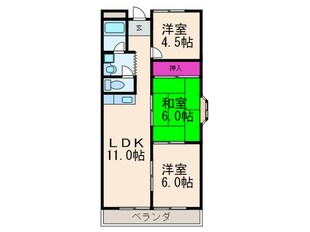 メゾン塚原パートⅠの物件間取画像